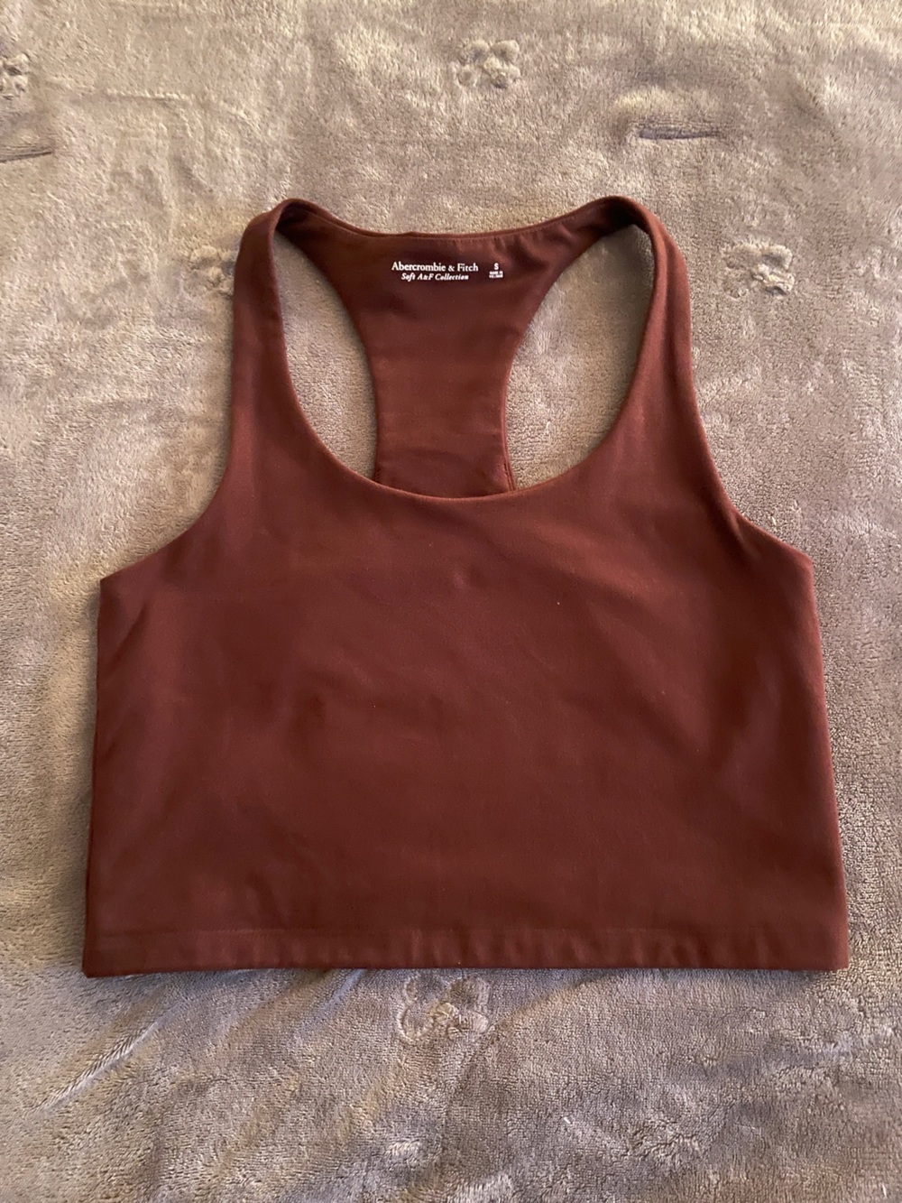 Abercrombie & Fitch Chocolate Brown Racerback Tank